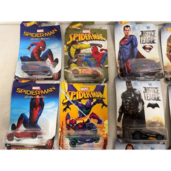 Lot of 15 Captain America + Justice League Hot Wheels Complete Set 15 Cars - Picture 4 of 9